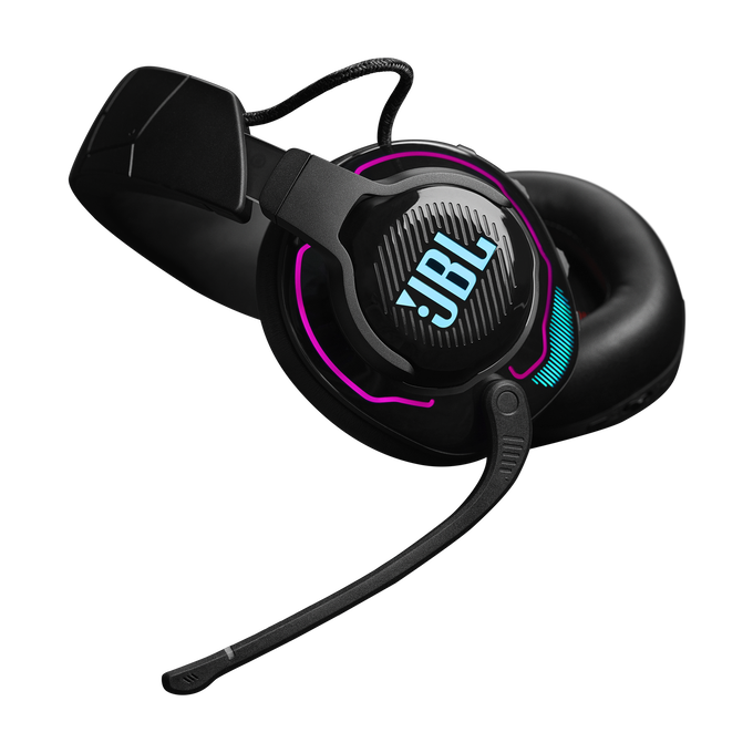 JBL Quantum 910 Wireless - Black - Wireless over-ear performance gaming headset with head  tracking-enhanced, Active Noise Cancelling and Bluetooth - Detailshot 6 image number null